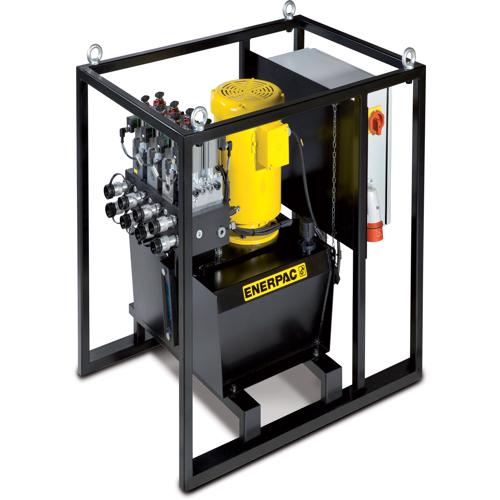 Enerpac-Electric Pump - Split Flow SFP213SW Electric Split Flow Hydraulic Pump Solenoid Valve