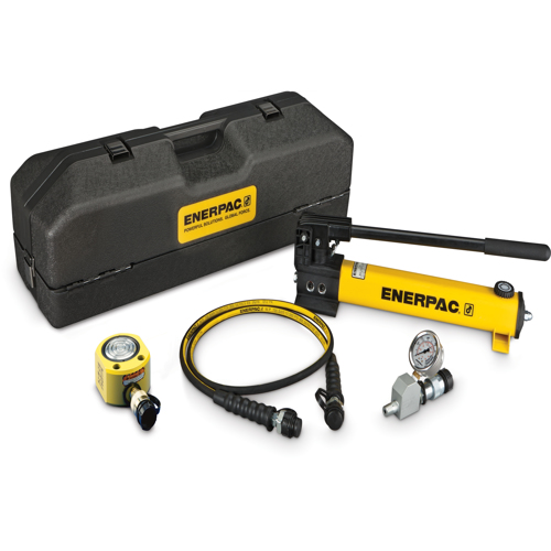 SRS100TB Enerpac-Cylinder and Hand Pump Set SRS100TB Low Height Cylinder and Hand Pump Sets