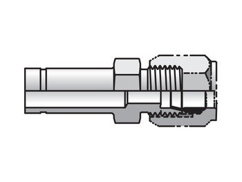 24-16 TRBU-S Tube End Reducer Tube / Flareless 24-16 TRBU-S Ferulok Straight TRBU