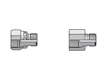 6-4 TRLON-S Seal-Lok - Tube End Reducer ORFS Swivel / ORFS Tube End 6-4 TRLON-S Seal-Lok ORFS Straight Swivel TRLON