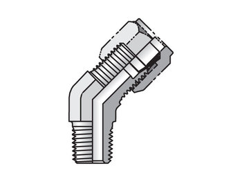 10 VBU-S Ferulok 45° Elbow VBU