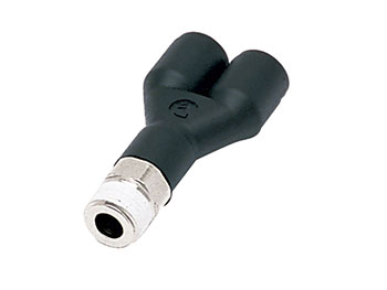 3148 08 10 Male Y Connector Push-to-Connect Instant Pneumatic Fitting 3148 08 10 Legris Composite 3148 - Metric-BSPT