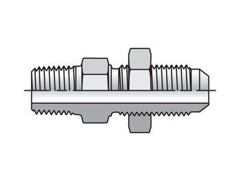 10 WFTX-S Triple-Lok - Male Bulkhead Connector 37° Flare / NPTF 10 WFTX-S Triple-Lok 37° Straight WFTX