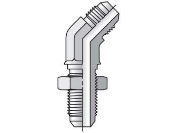 4 WNTX-SS Triple-Lok - 45° Bulkhead Union Elbow 37° Flare / 37° Flare 4 WNTX-SS Triple-Lok 37° 45° Elbow WNTX