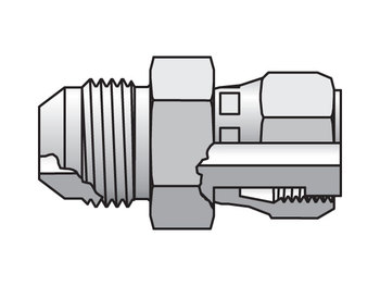 6 XHL6-S Male Swivel Adapter ORFS Swivel / 37° Flare 6 XHL6-S Conversion ORFS to 37° Flare XHL6
