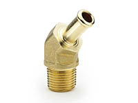 Beaded Hose Barb 45° Elbow Tube to Male Pipe 179HB
