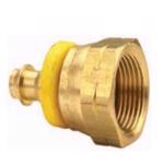 Female 45° SAE Swivel x Push-on Hose Barb Brass