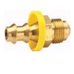 Male 37° JIC x Push-on Hose Barb Brass