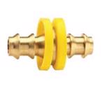 Push-On Hose Mender Brass