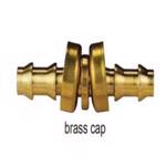 Push-On Hose Mender Brass Cap Option