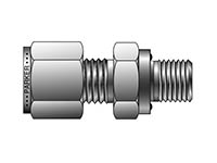 A-LOK Inch Tube BSPP Male Connector with ED Seal - MSC-ED