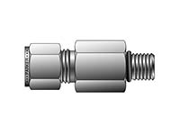 A-LOK Inch Tube Long Male Connector SAE/MS Straight Thread - ZH3LA