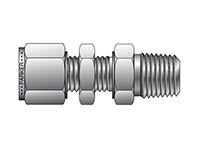 A-LOK Metric Tube NPT Male Bulkhead Connector - MBC