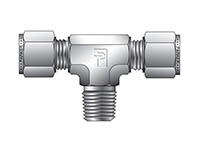 A-LOK Metric Tube NPT Male Tee - MBT