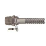 Straight Swivel x Hose Shank Connector for Spray Gun
