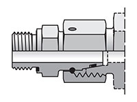 EO/EO-2 Straight Swivel, Swivel Connector - EGE-M-ED