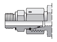 EO/EO-2 Straight Swivel, Swivel Connector - EGE-R-ED