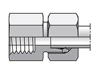 EO/EO-2 Straight, Female Connector - GAI-M