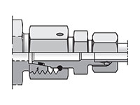 EO/EO-2 Straight Swivel, Tube End Reducer - RED