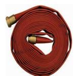 500# Nitrile Covered Fire Hose Light Duty Red