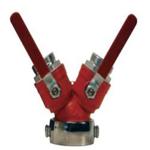Leader Line Wye 1/4 Turn Ball Type Hose Valve