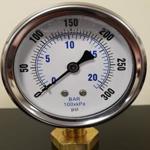 300PSI 2.5'' liquid filled gauge