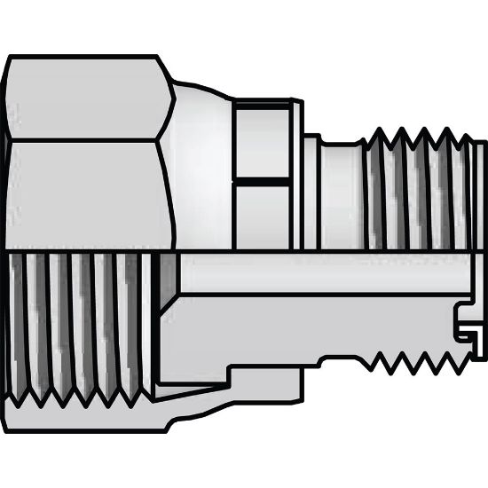 Picture of Seal-Lok Xtreme Metal Face Seal Tube Fittings and Adapters - 12-6 TRL9N-SS ETS