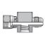 Picture of In-Line Diagnostic Fittings and Adapters - 24-4 XHX6G5TP-S