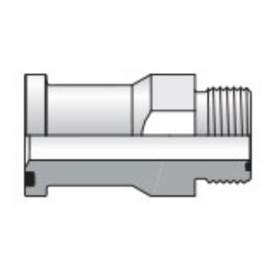 Picture of O-ring Face Seal, 37° Flare and Flareless Code 61 and 62 Flange Adapters - 16 LOHQ2-S