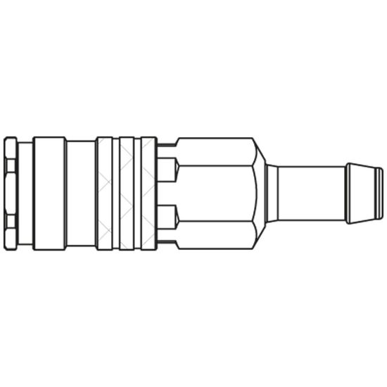 Picture of Premium Plus Quick Coupling - Scandinavian Profile - Series 1300 - 1300KATF06MPN