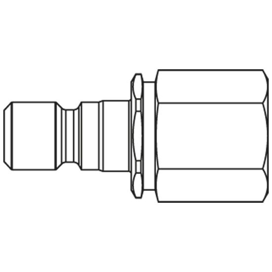 Picture of Premium Plus Quick Coupling - Scandinavian Profile - Series 1300 - 1300SBIW13EVX