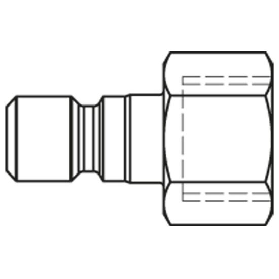 Picture of Premium Plus Quick Coupling - Scandinavian Profile - Series 1300 - 1300SFIW13EXX