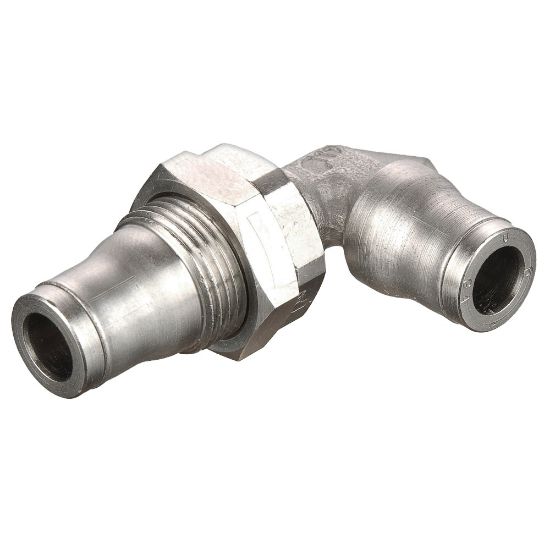 Picture of Electroless Nickel Plated Brass Push-to-Connect Fittings - Prestolok PLM - 165PLMBH-4M