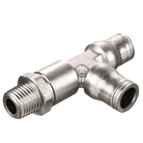 Picture of Electroless Nickel Plated Brass Push-to-Connect Fittings - Prestolok PLM - 171PLM-10M-6R