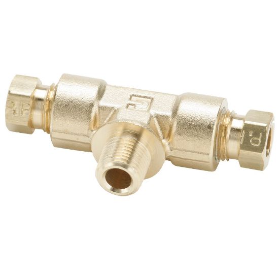 Picture of Brass flareless tube fitting, Hi-Duty - 172HD-4-4