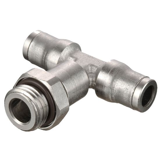 Picture of Electroless Nickel Plated Brass Push-to-Connect Fittings - Prestolok PLM - 172PLM-4M-2G