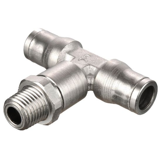 Picture of Electroless Nickel Plated Brass Push-to-Connect Fittings - Prestolok PLM - 172PLM-4M-2R