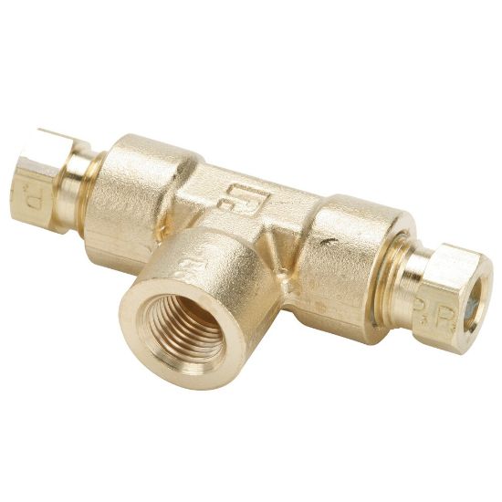 Picture of Brass flareless tube fitting, Hi-Duty - 177HD-4-4