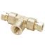 Picture of Brass flareless tube fitting, Hi-Duty - 177HD-4-4