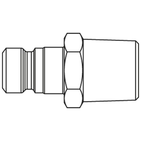 Picture of Premium Quick Coupling - Scandinavian Profile - 1800 Series - 1800SBIW26MPC