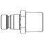 Picture of Premium Quick Coupling - Scandinavian Profile - 1800 Series - 1800SBIW26MPC