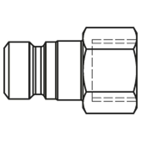 Picture of Premium Quick Coupling - Scandinavian Profile - 1800 Series - 1800SFIW17EXX