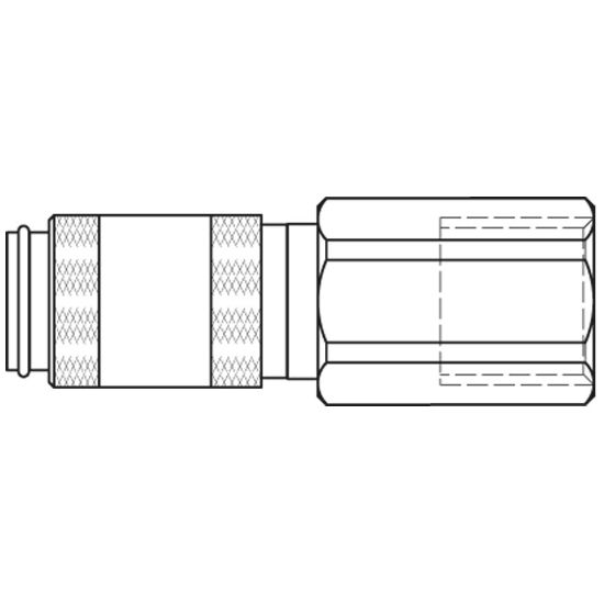 Picture of Quick Coupling, European Profile, ND 2.7 (Series 20) - 20KAIW10MVX