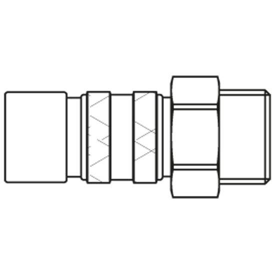 Picture of Coded Quick Coupling, Series 21 - 21KAAW10RVX6