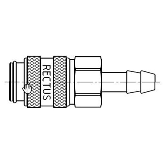 Picture of Coded Quick Coupling, Series 21 - 21KFTF06MPN6