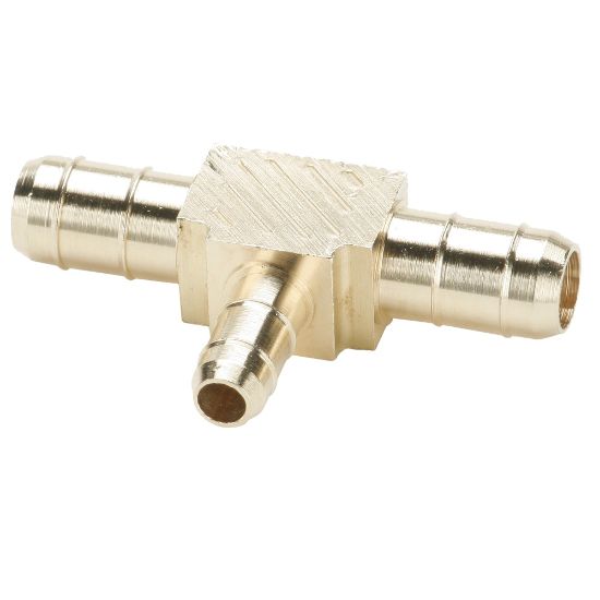 Picture of Brass Pneumatic Hose Barbs for Tubing, Dubl-Barb - 224-8-8-4