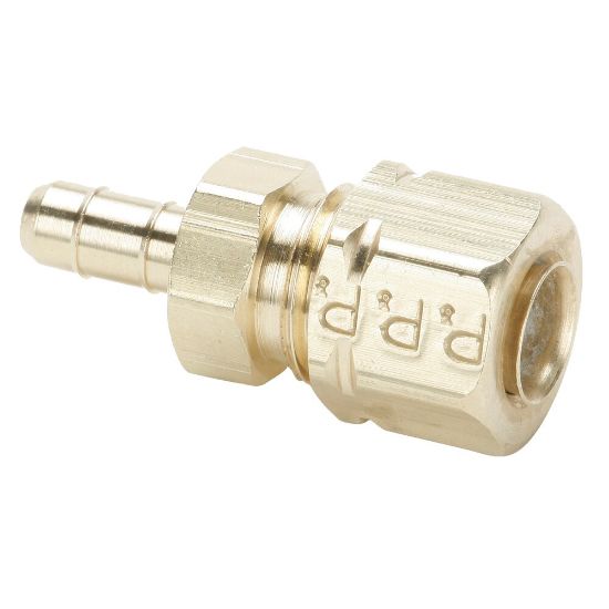 Picture of Brass Pneumatic Hose Barbs for Tubing, Dubl-Barb - 22CA-4-4