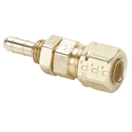 Picture of Brass Pneumatic Hose Barbs for Tubing, Dubl-Barb - 22CABH-4-4