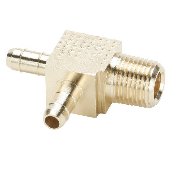 Picture of Brass Pneumatic Hose Barbs for Tubing, Dubl-Barb - 231-6-2