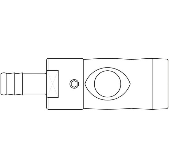 Picture of Safety Push Button Quick Coupling, Series KP - 24KPTF06APX